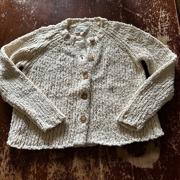 Current Elliott Size 1 Cream Ivory Cardigan - Picture 5 of 7